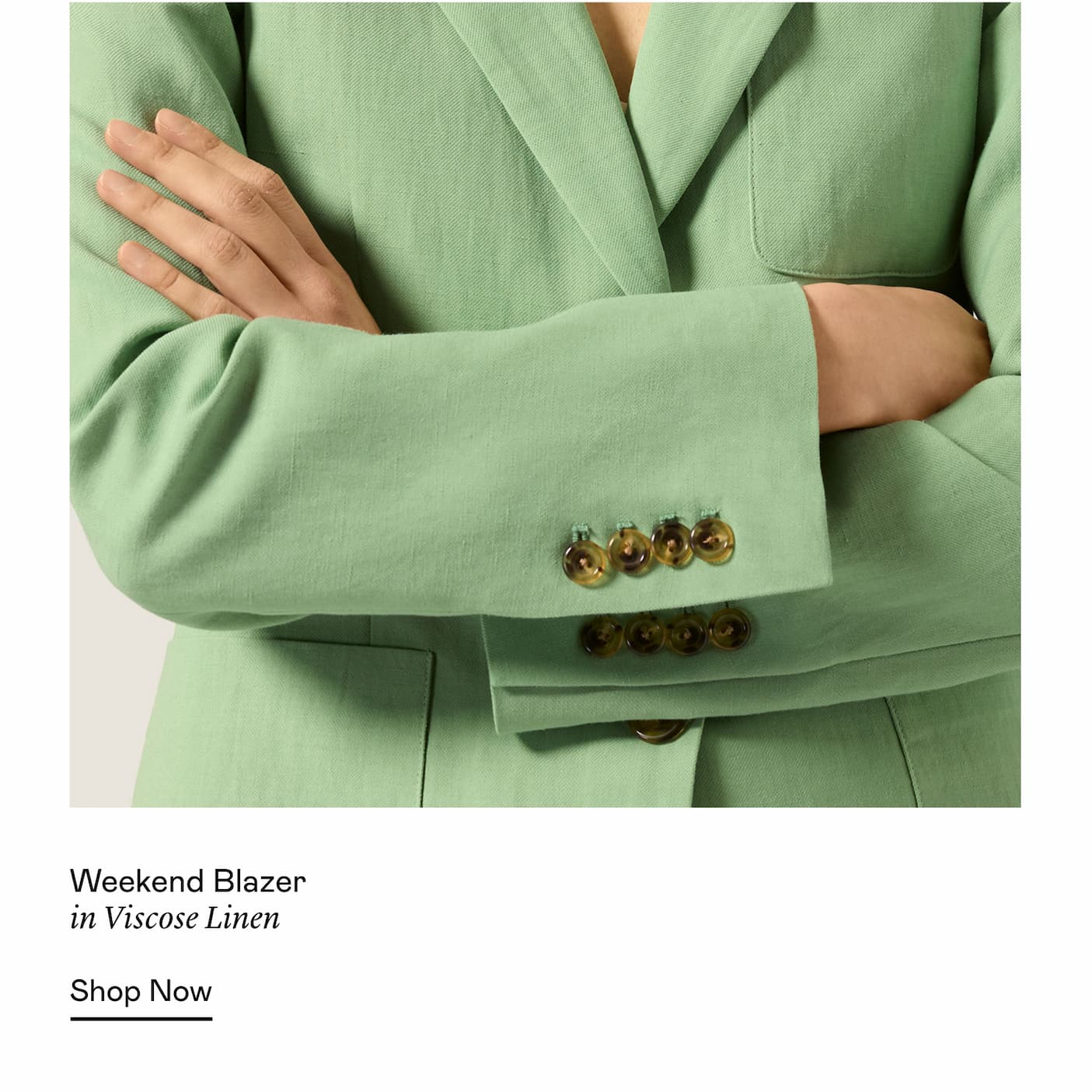 Weekend Blazer in Viscose Linen