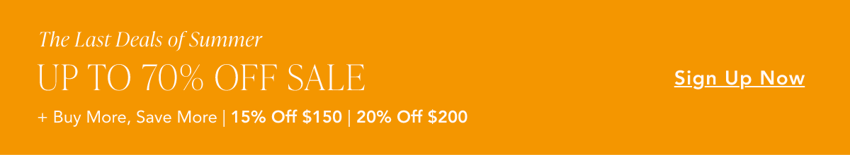 Up To 70% Off Sale