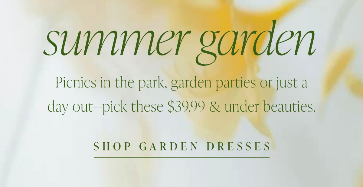 Shop Garden Dresses