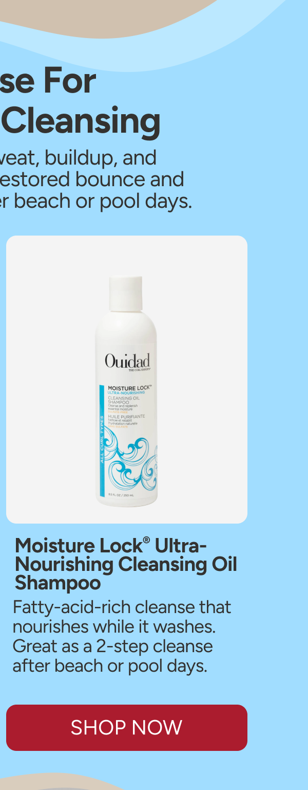 The Case For Traditional Cleansing - Moisture Lock Ultra- Nourishing Cleansing Oil Shampoo