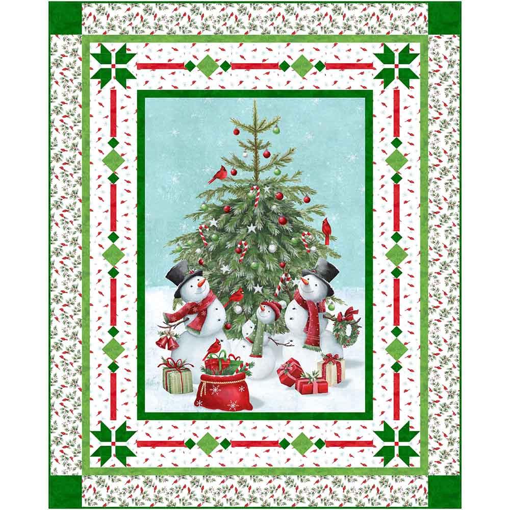 Image of Jolly Gathering - Quilt Kit WITH FREE ADVENT PANEL