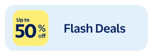 Up to 50% off - Flash Deals