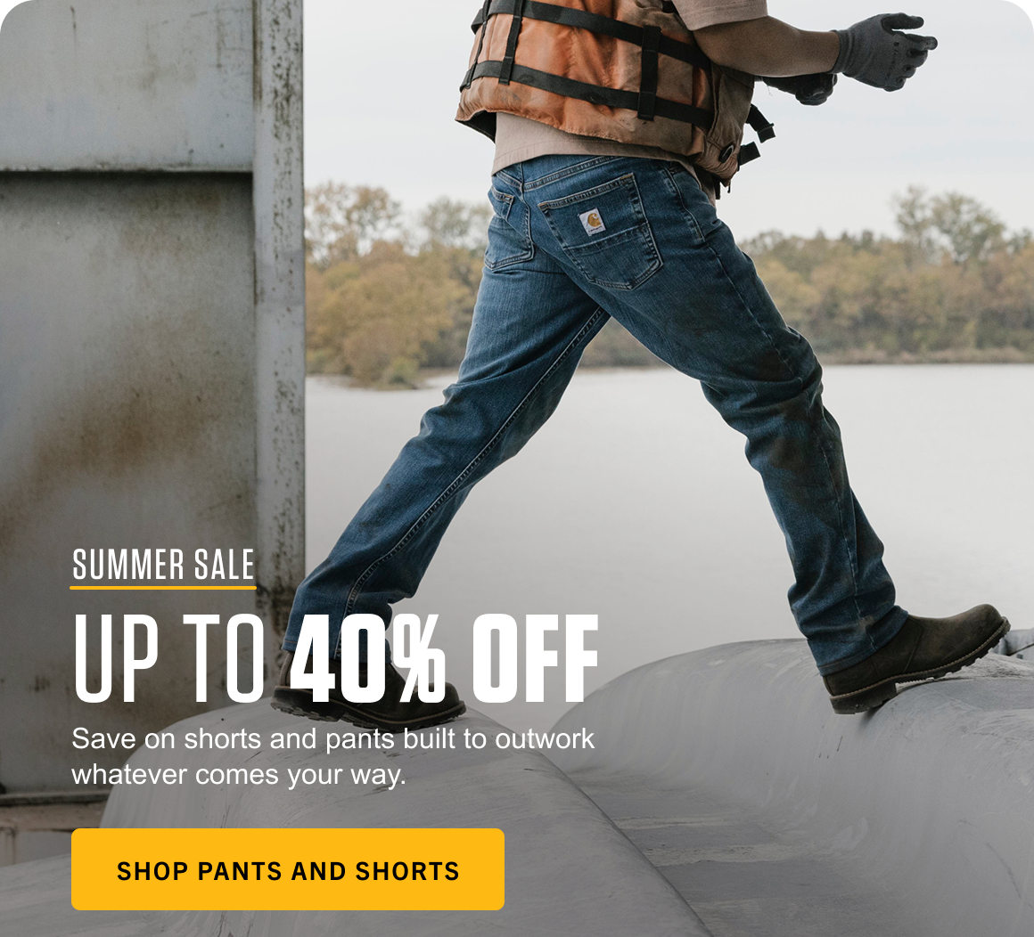 Shop pants and shorts up to 40% off