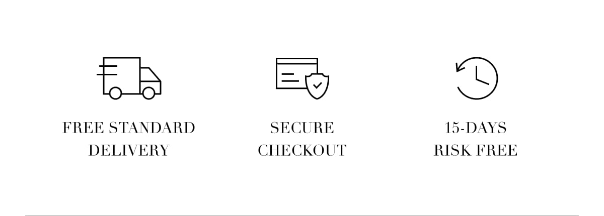 Free Standard Delivery | Secure Checkout | 15-days Risk Free