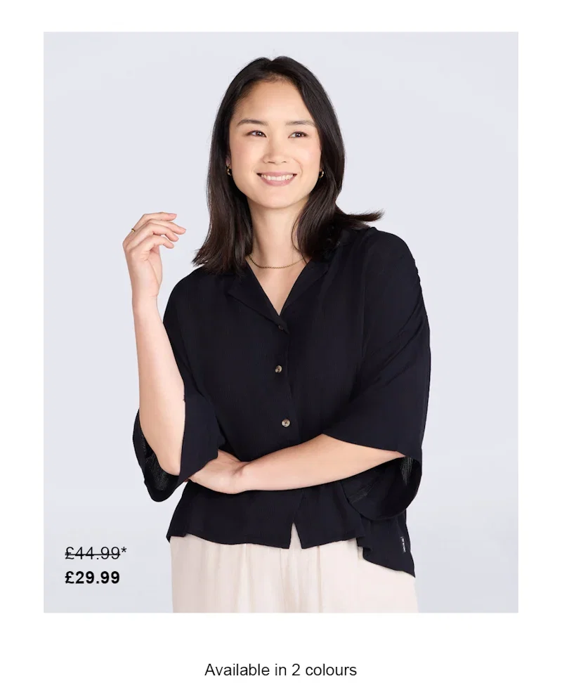 Petra Womens Crinkle Shirt