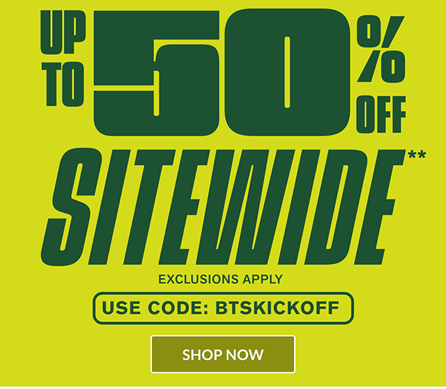 Limited time! Back to School Kick-Off! Up to 50% off sitewide. Use code BTSKICKOFF. Exclusions apply. Shop now.