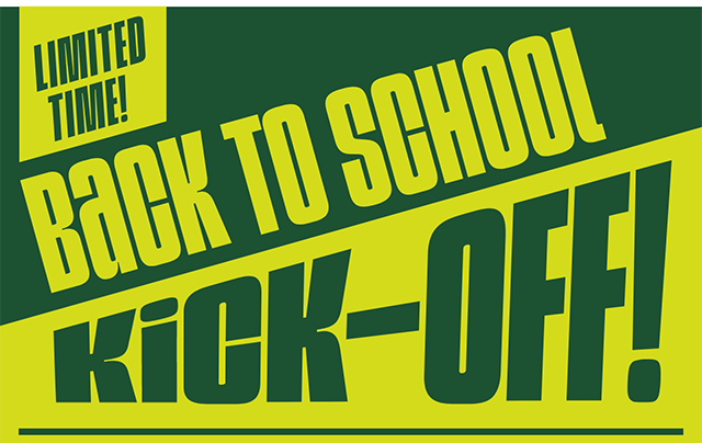 Limited time! Back to School Kick-Off! Up to 50% off sitewide. Use code BTSKICKOFF. Exclusions apply. Shop now.