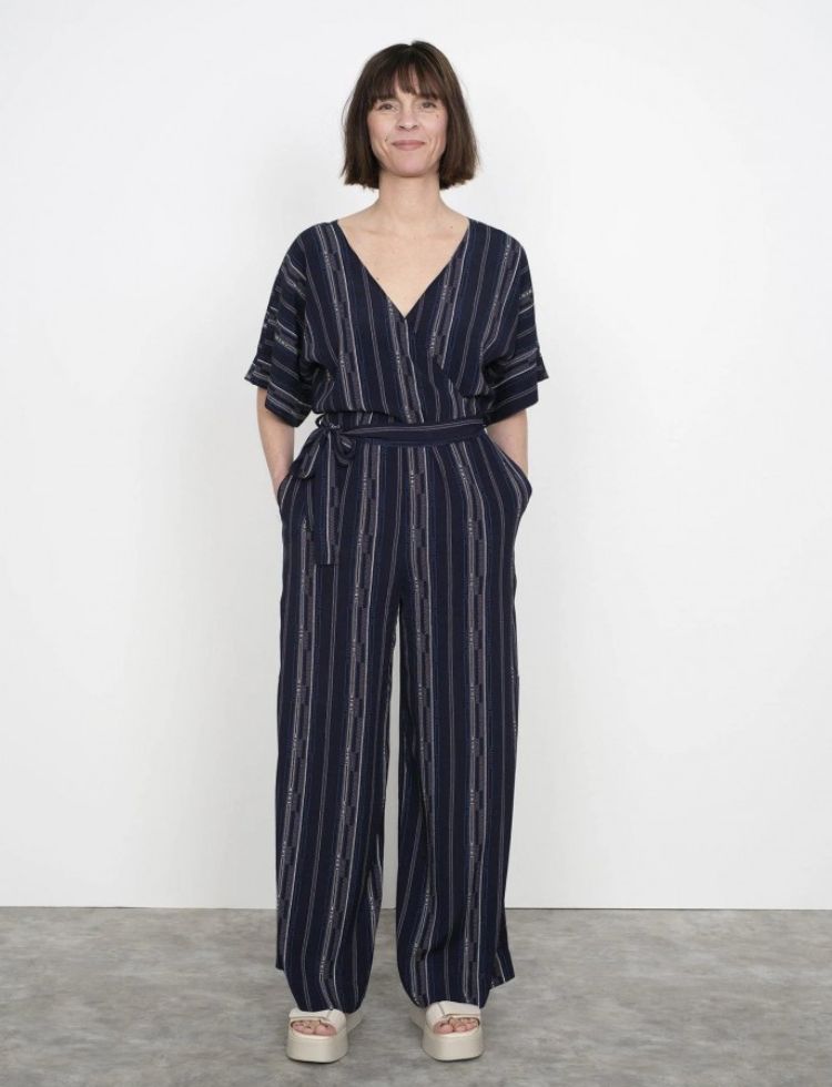 The Assembly Line Sewing Pattern Wide Leg Jumpsuit