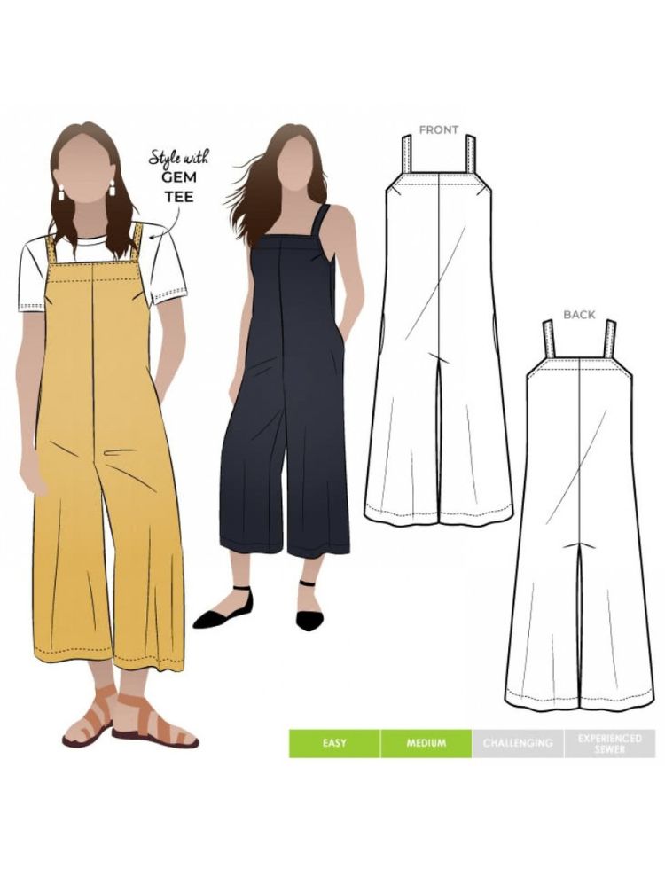 Style Arc Sewing Pattern Mildred Jumpsuit