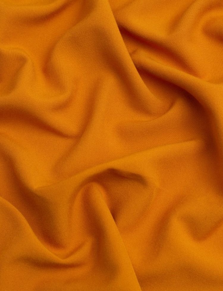 Stretch Woven Viscose Twill Suiting Fabric Ochre