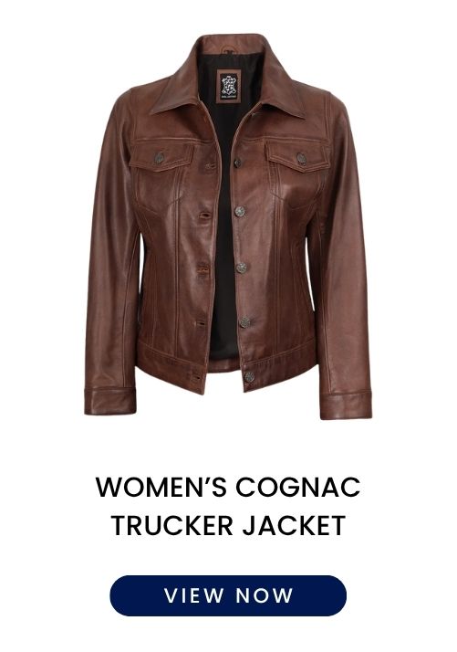 women cognac trucker