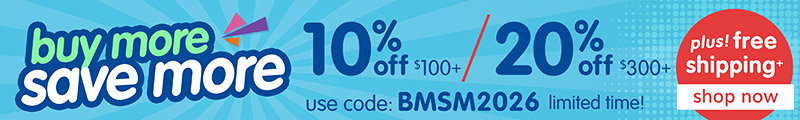 Back to School Starts Now! Save up to 20% - use code: BMSM206