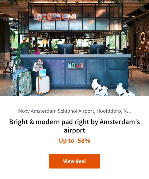 Bright &amp; modern pad right by Amsterdam's airport