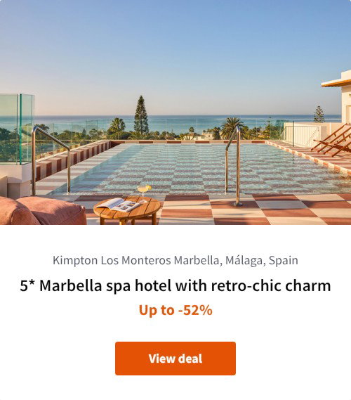 5* Marbella spa hotel with retro-chic charm
