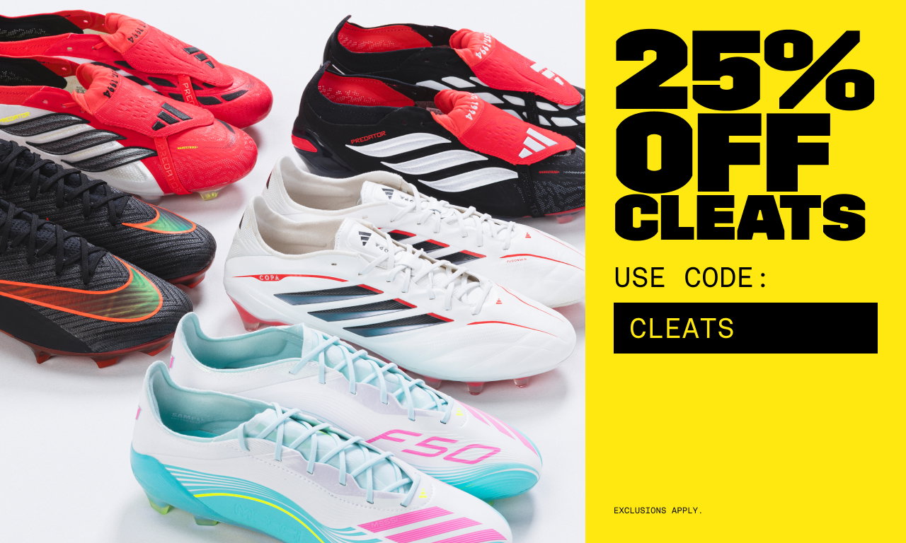 25% off cleats