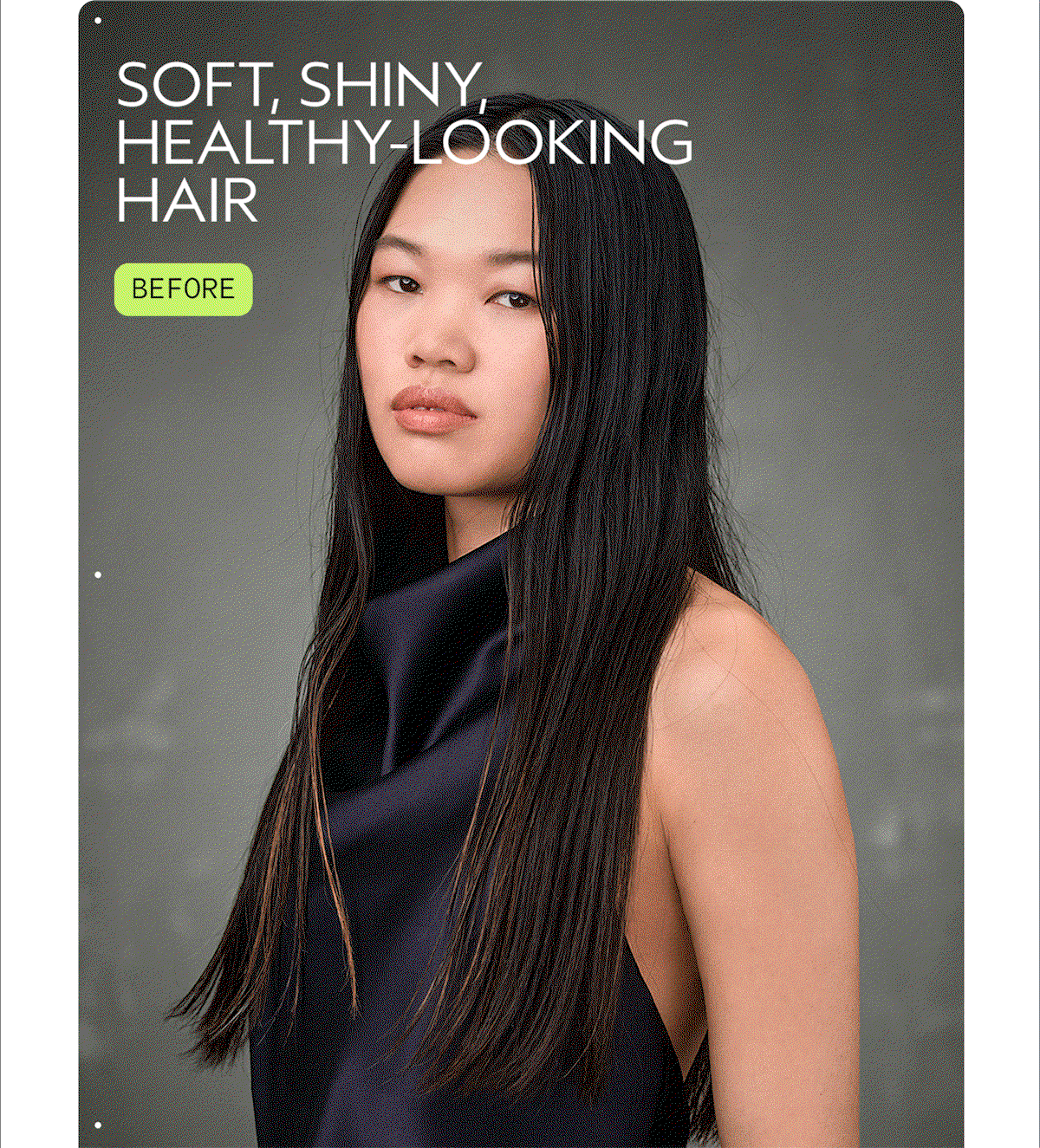 SOFT, SHINY, HEALTHY-LOOKING HAIR | BEFORE | AFTER
