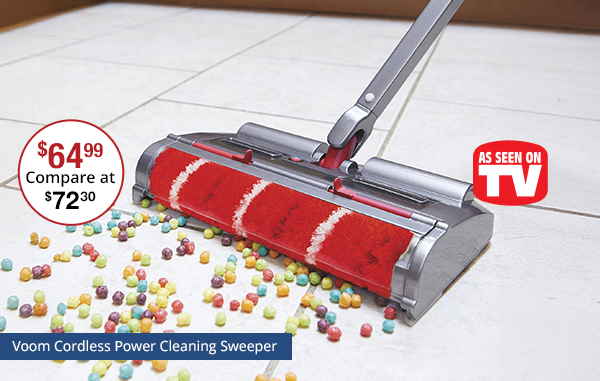 Voom Cordless Power Cleaning Sweeper