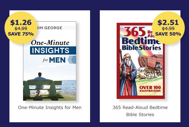 One-Minute Insights for Men | 365 Read-Aloud Bedtime Bible Stories