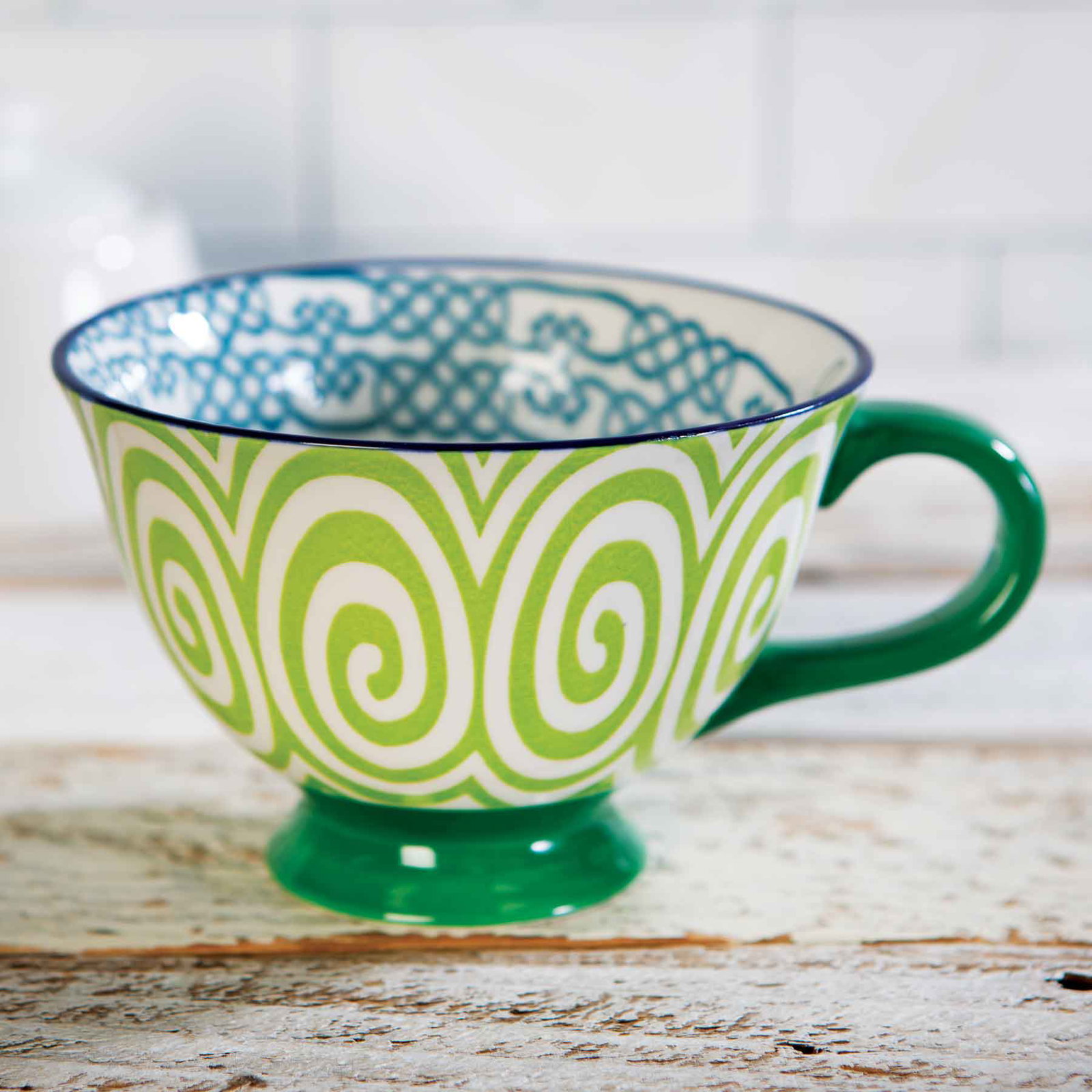 Image of May the Road Irish Blessing Latte Mug