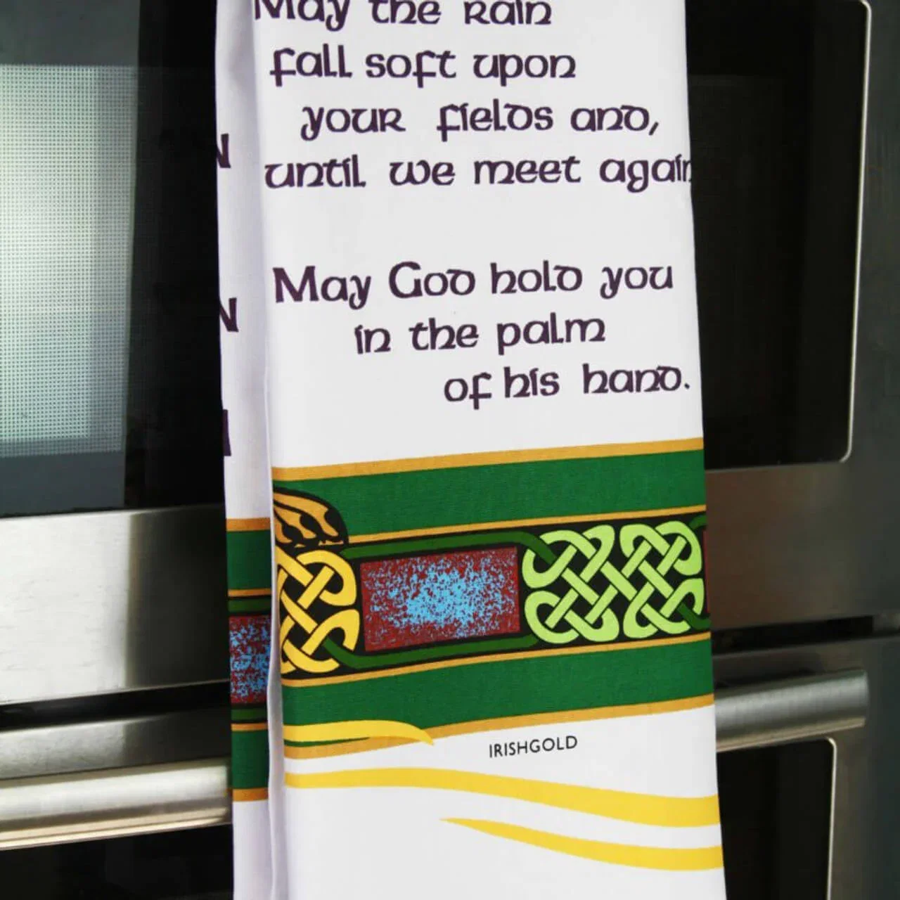 Image of May the Road Irish Blessing Tea Towel