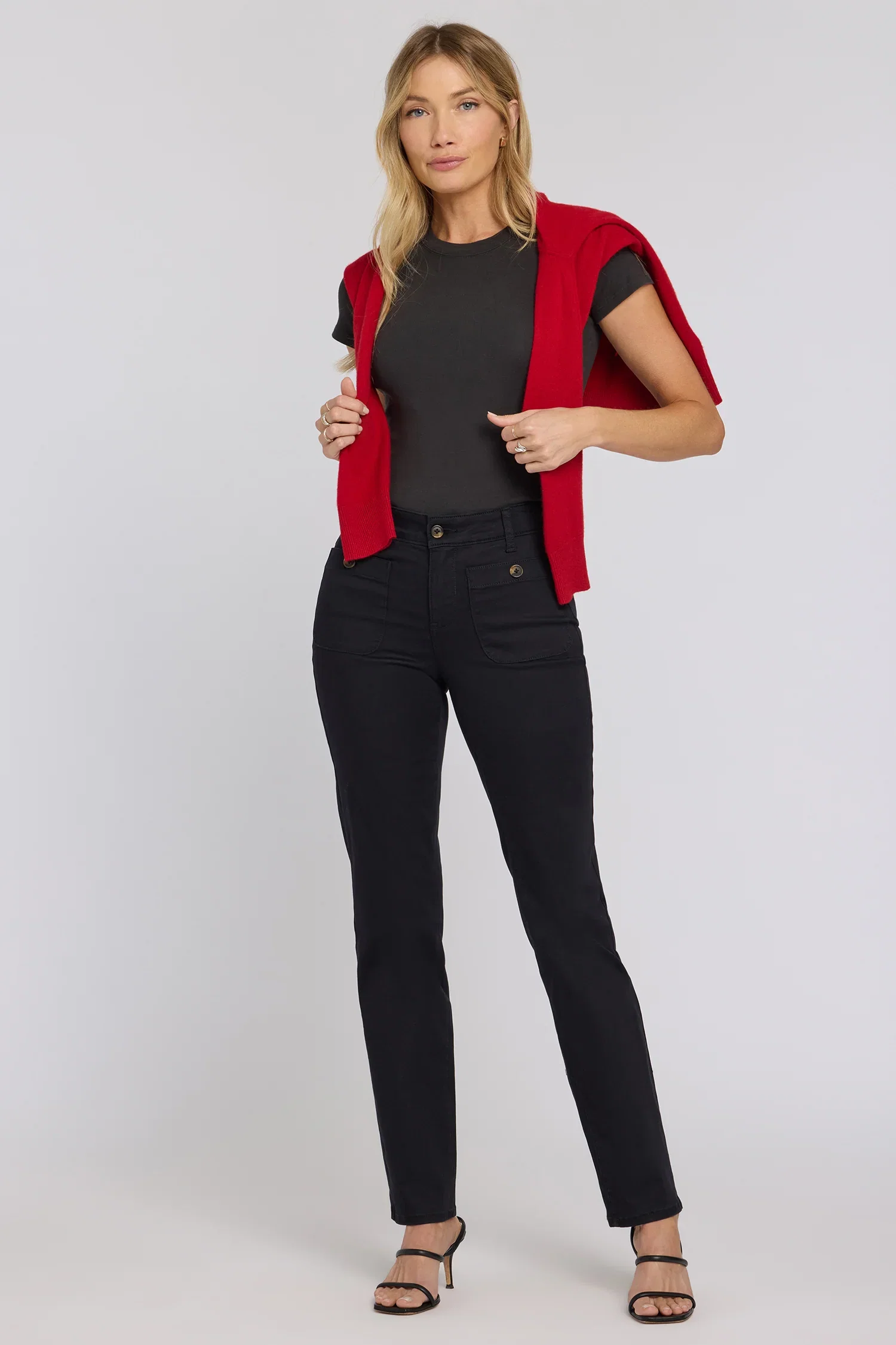 Image of Marilyn Straight Jeans - Black