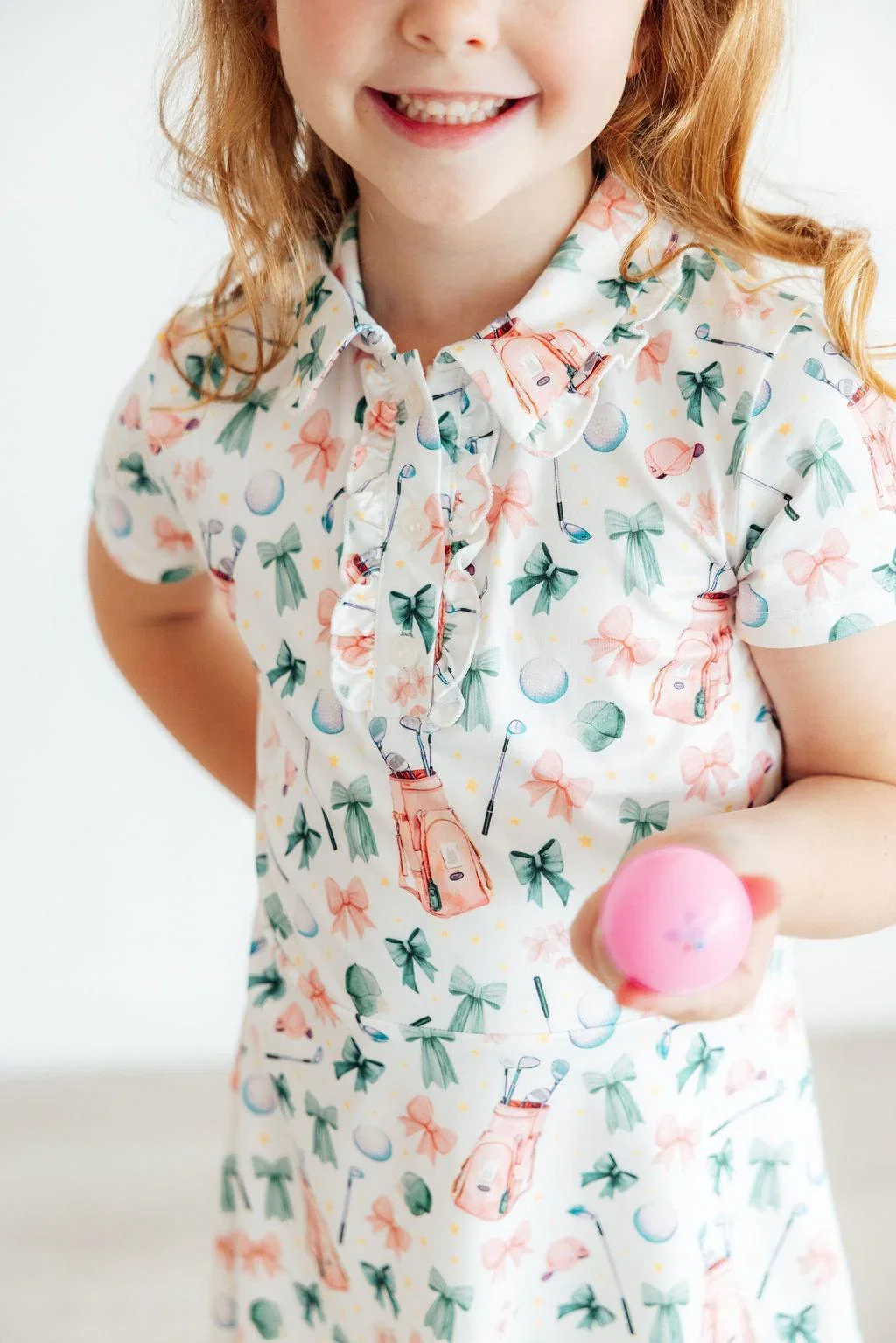 Image of Birdies & Bows S/S Polo Dress