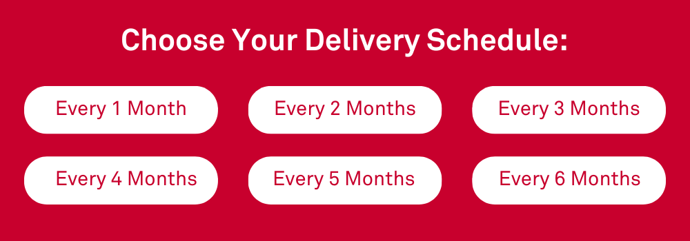 choose your delivery schedule