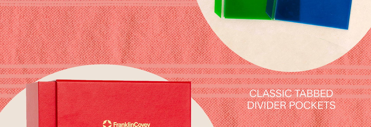 Tabbed Divider Pockets.