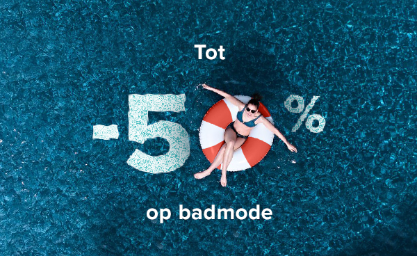 Tot -50% op badmode
