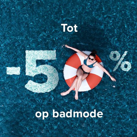 Tot -50% op badmode