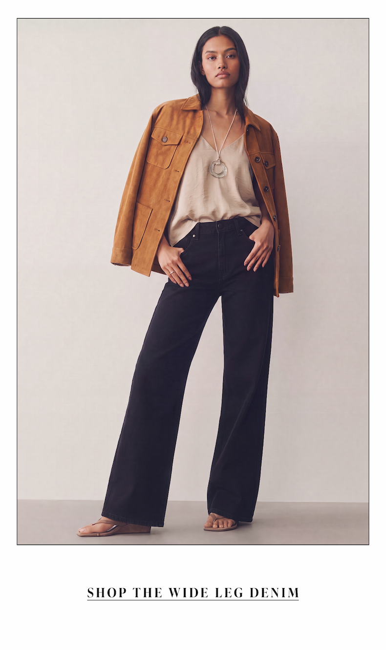 Shop The Wide Leg Denim