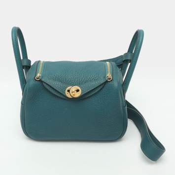 Hermès Lindy II Mini Gold Har