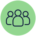 Engaging by nature icon