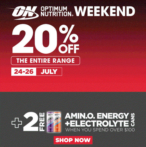 OPTIMUM NUTRITION SALE IS LIVE!