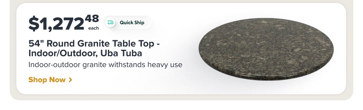 Art Marble 54" Round Granite Table Top