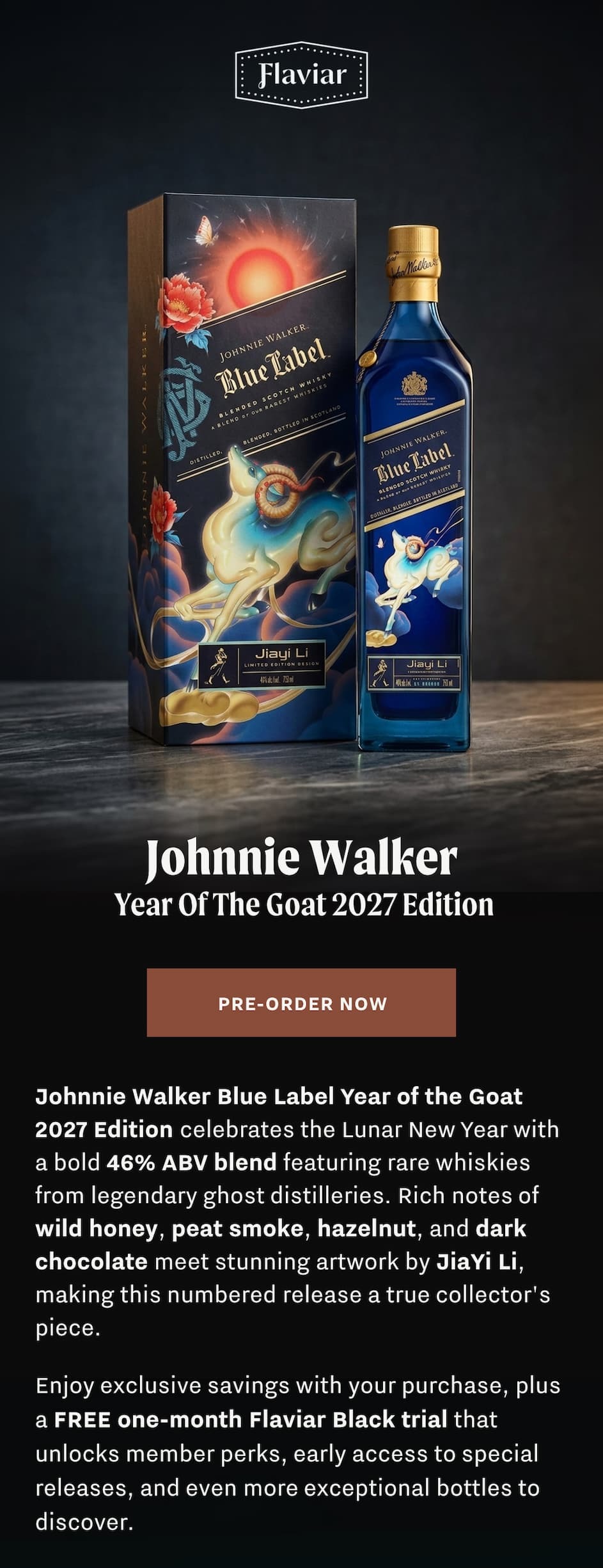 Johnnie Walker Blue Label Year Of The Goat 2027 