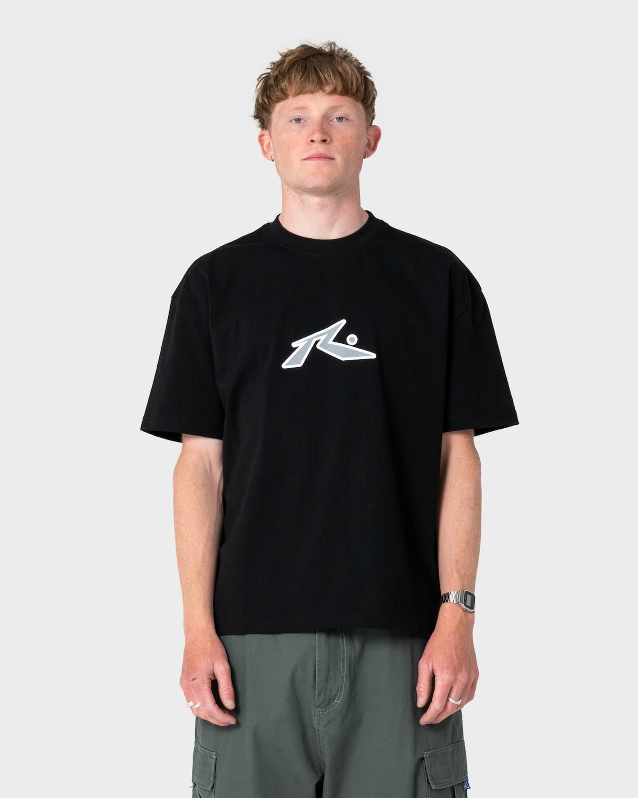 Razor Graphic Tee in Black