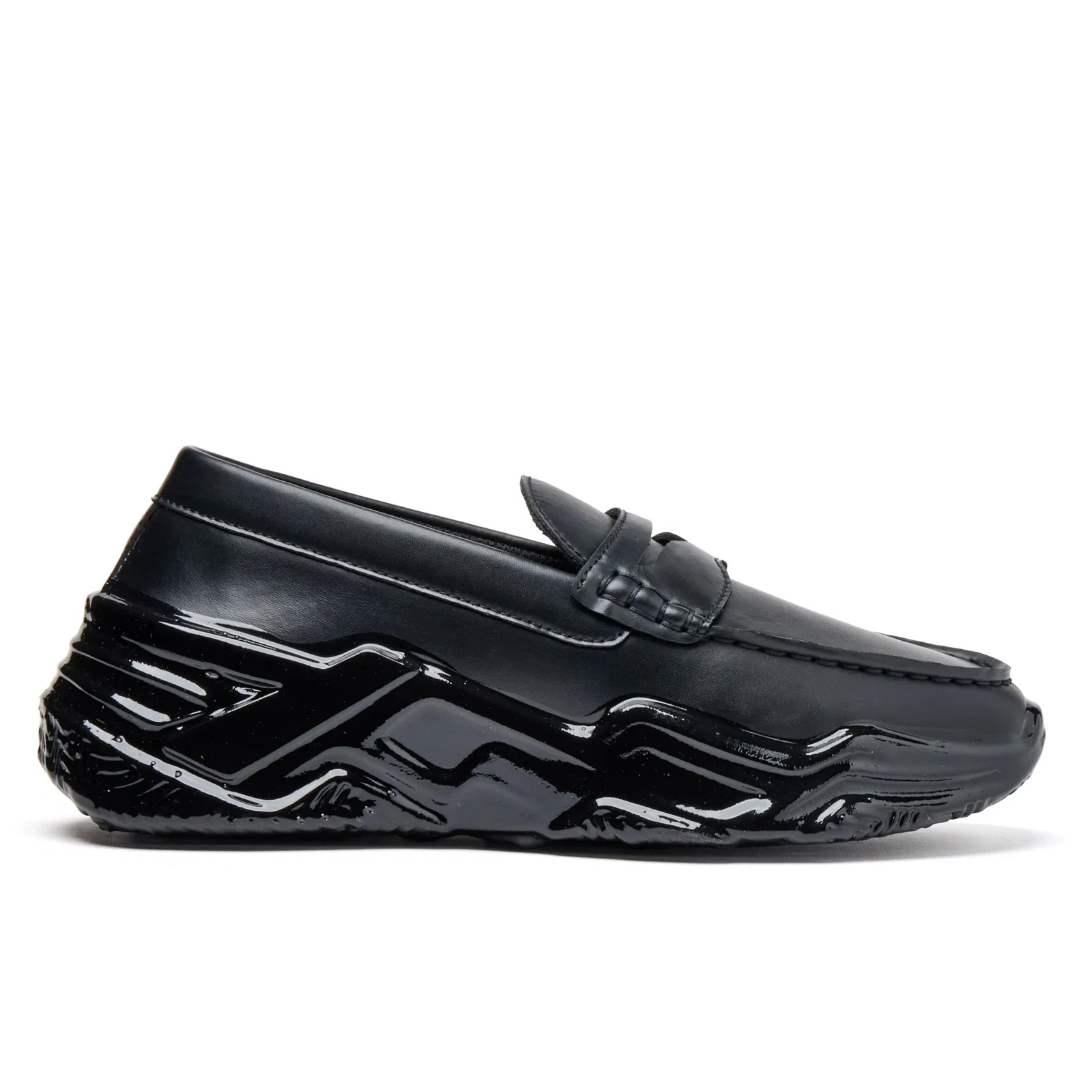 Image of Archie Loafer Triple Black Dip