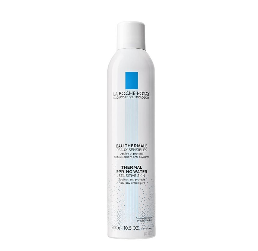 La Roche-Posay Thermal Spring Water spray can for sensitive skin, 300g white and blue aerosol bottle
