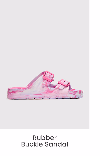 Rubber Buckle Sandal