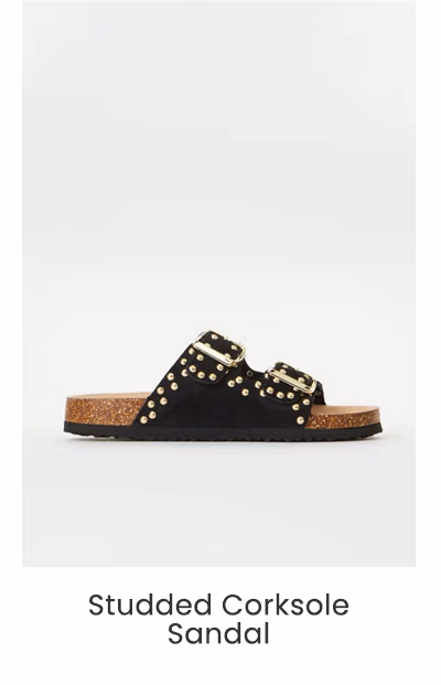 Studded Corksole Sandal