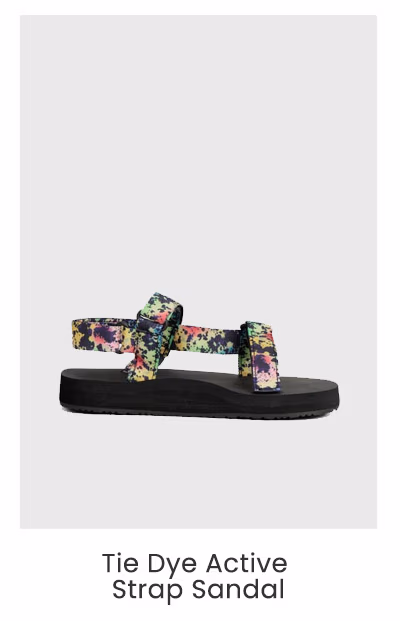 Tie Dye Active Strap Sandal