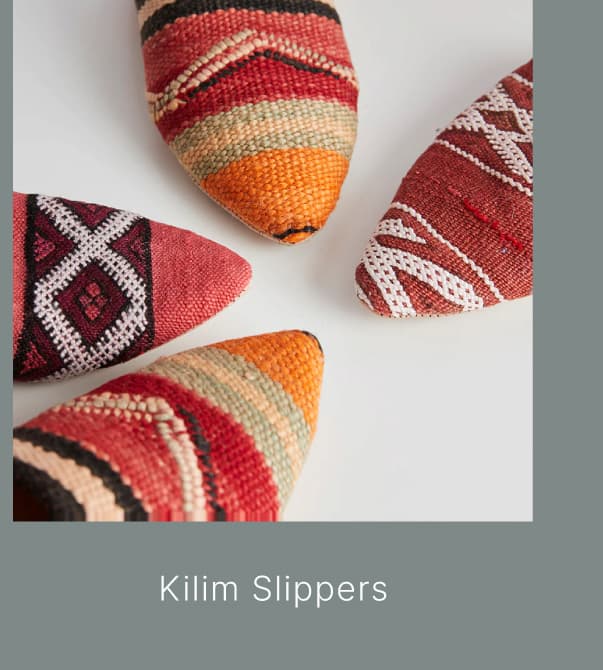 Shop Verve Culture Moroccan Kilim Slippers