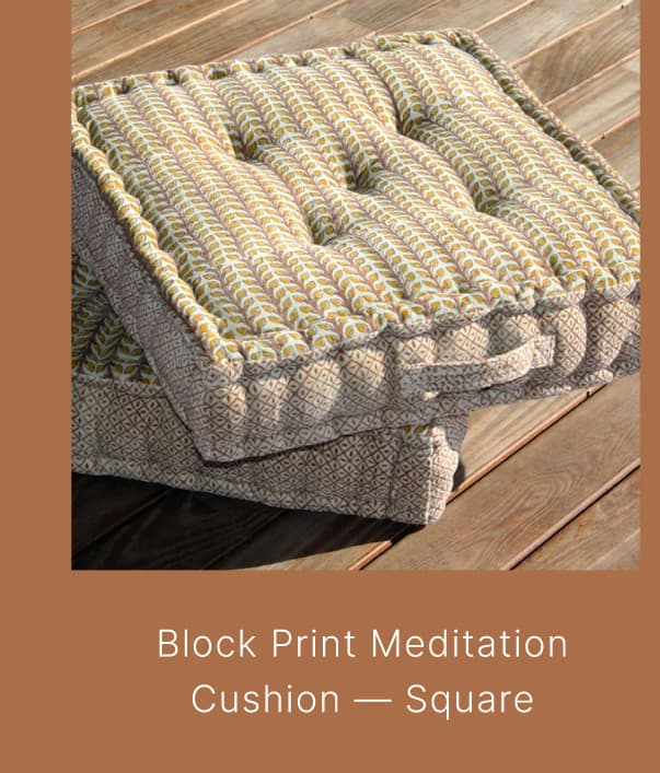 Shop Verve Culture Square Meditation Cushion