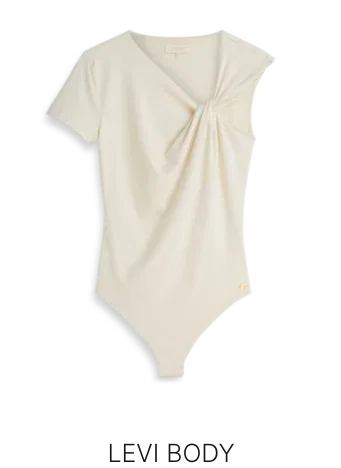 JV-LEVI slim fit body - cloud white