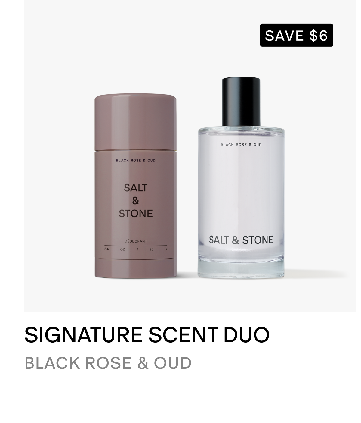 Signature Scent Duo - Black Rose & Oud