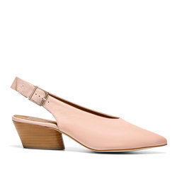 Costana Blush Slingback Block Heel