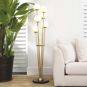 Tortora 66.54 inch 40 watt Antique Brass Floor Lamp Portable Light by Eichholtz