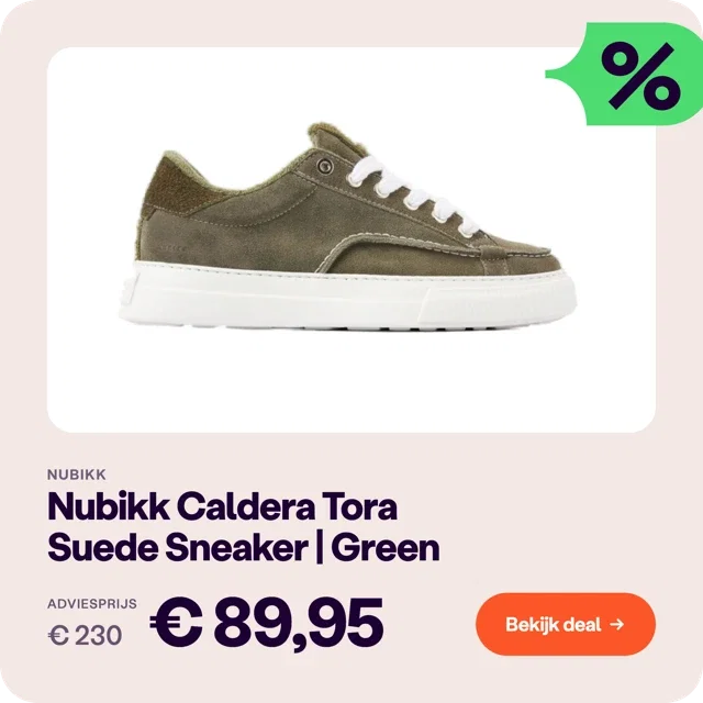 Nubikk Caldera Tora Suede Sneaker Green