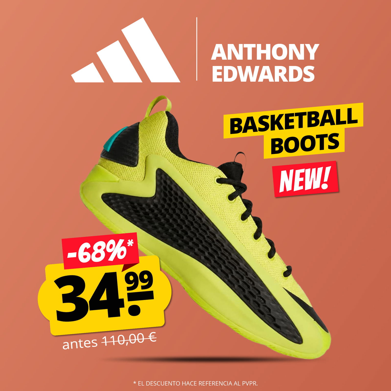adidas x anthony edwards 1 low zapatillas de baloncesto